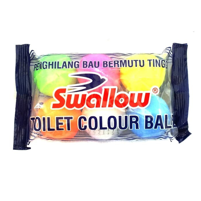 SWALLOW S-110 TOILET COLOUR BALL/6PCS 240G