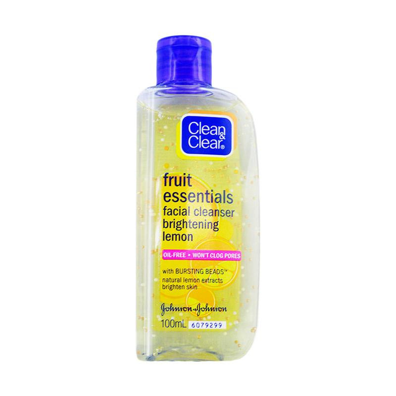 CLEAN&amp;CLEAR FACE CLEANSER LEMON 100ML