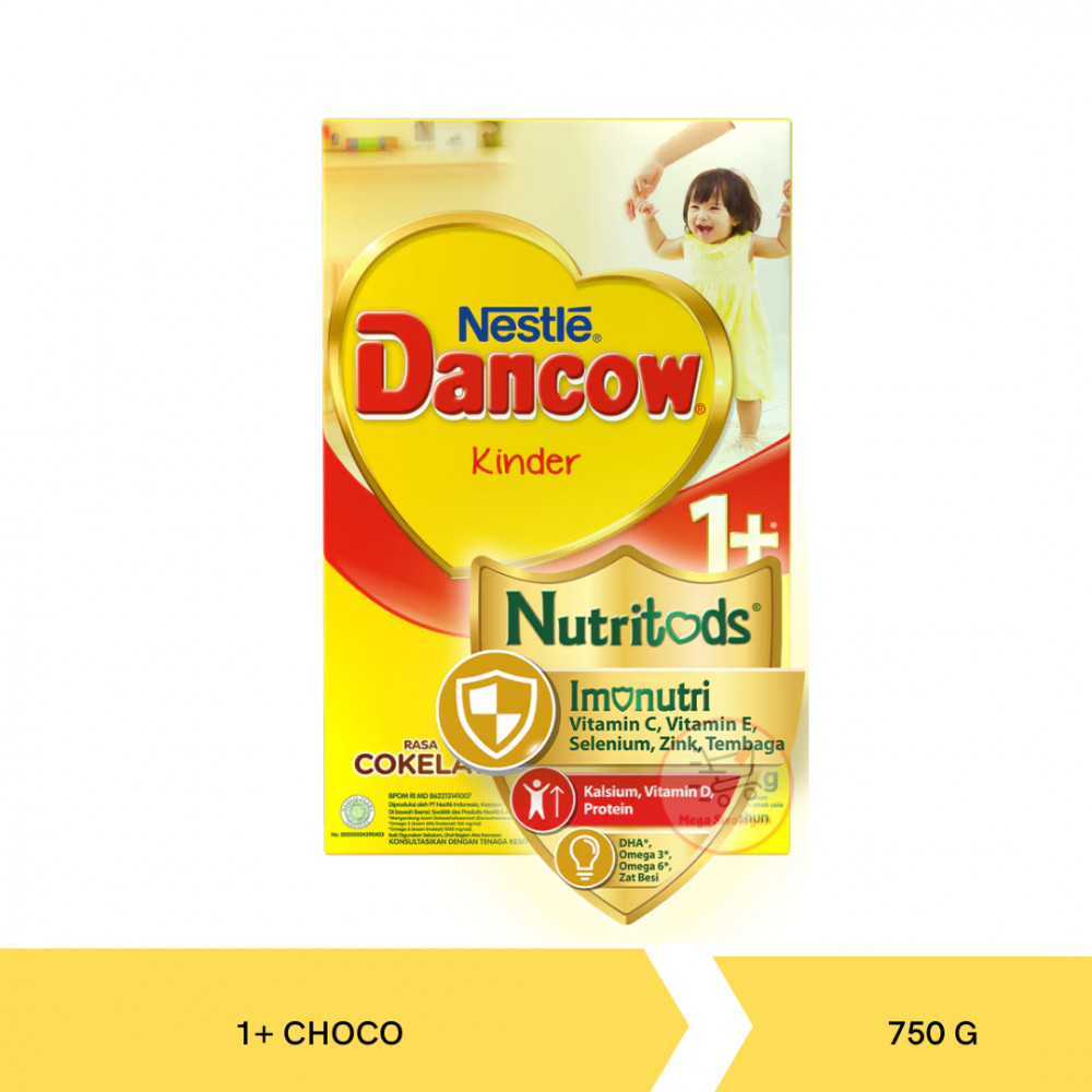 DANCOW KINDER 1+ CHOCO 750G X 12
