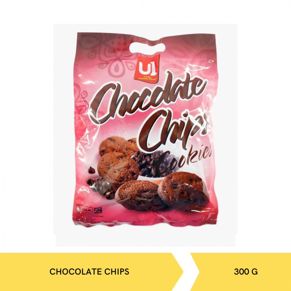 U1 COOKIES CHOCOLATE CHIPS 300G X12