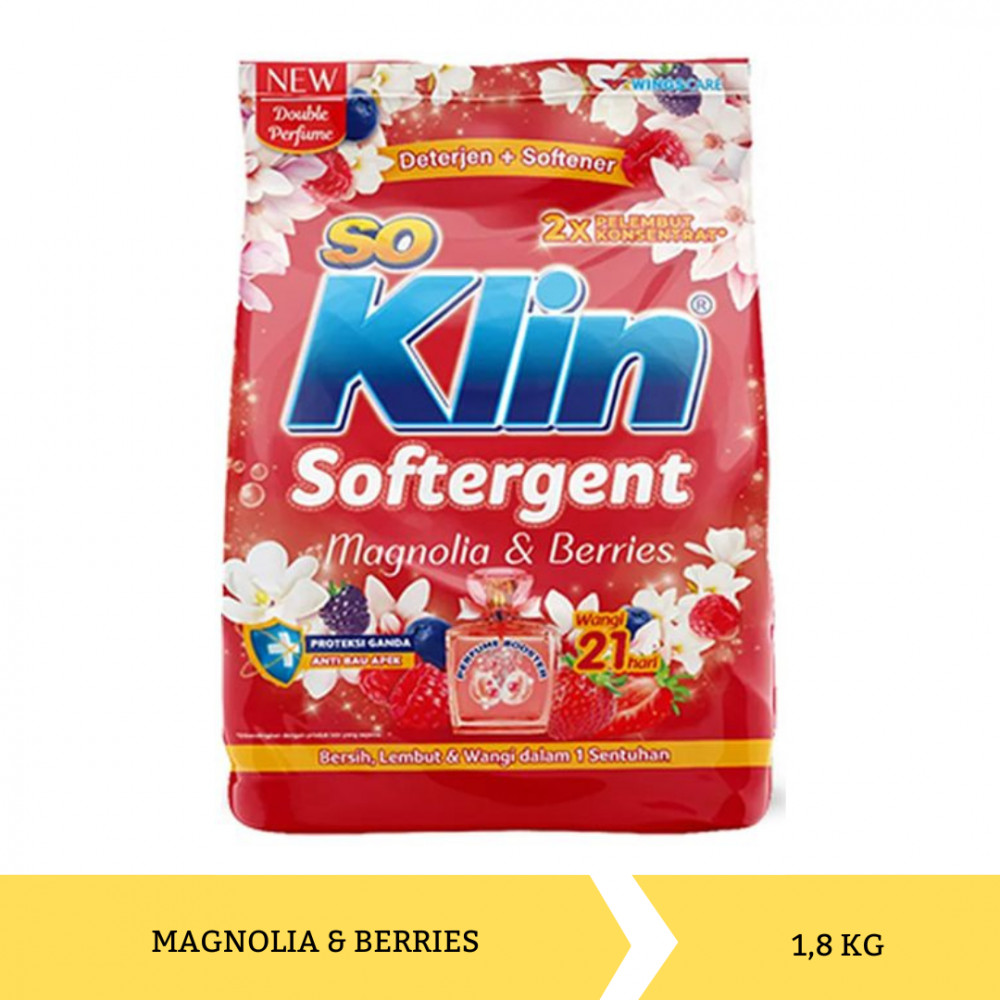 SOKLIN SOFTERGENT MAGNOLIA BERRIES 1.44KG X 6
