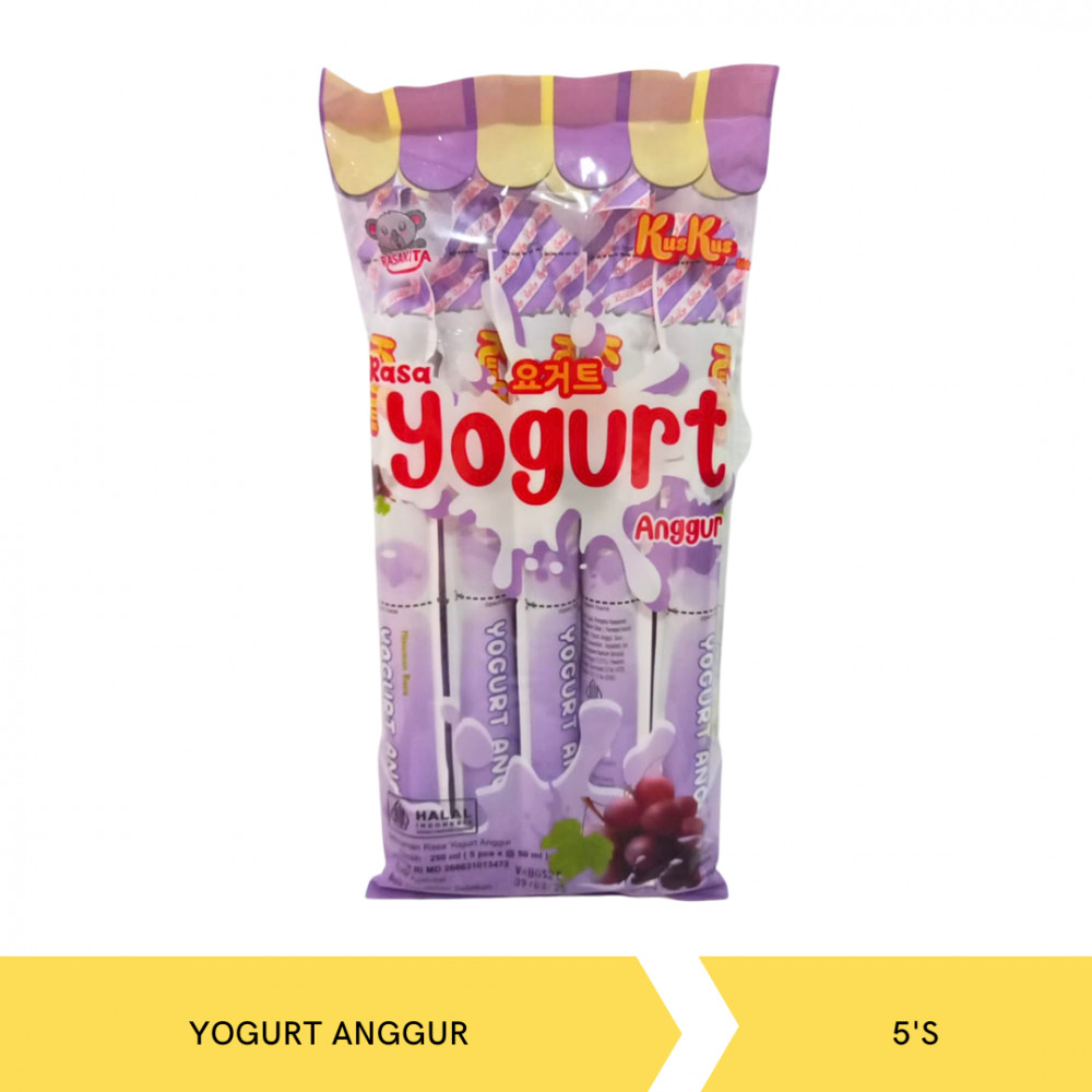 KUS KUS YOGURT ANGGUR PACK 50ML/5`S X 24