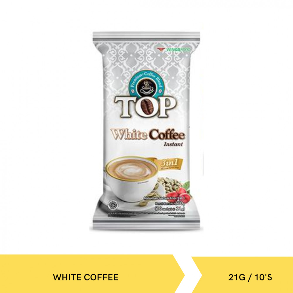 TOP COFFEE WHITE PACK 21G/10`S X 12