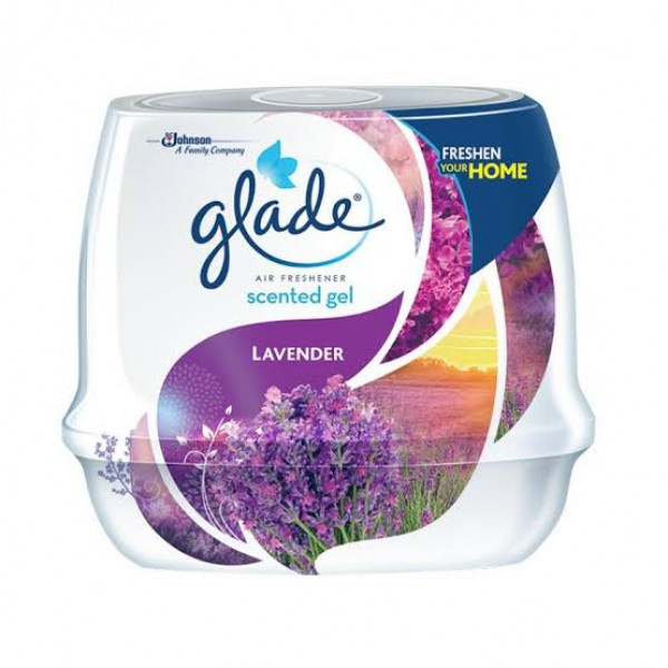 GLADE SCENTED GEL LAVENDER 180G X 12