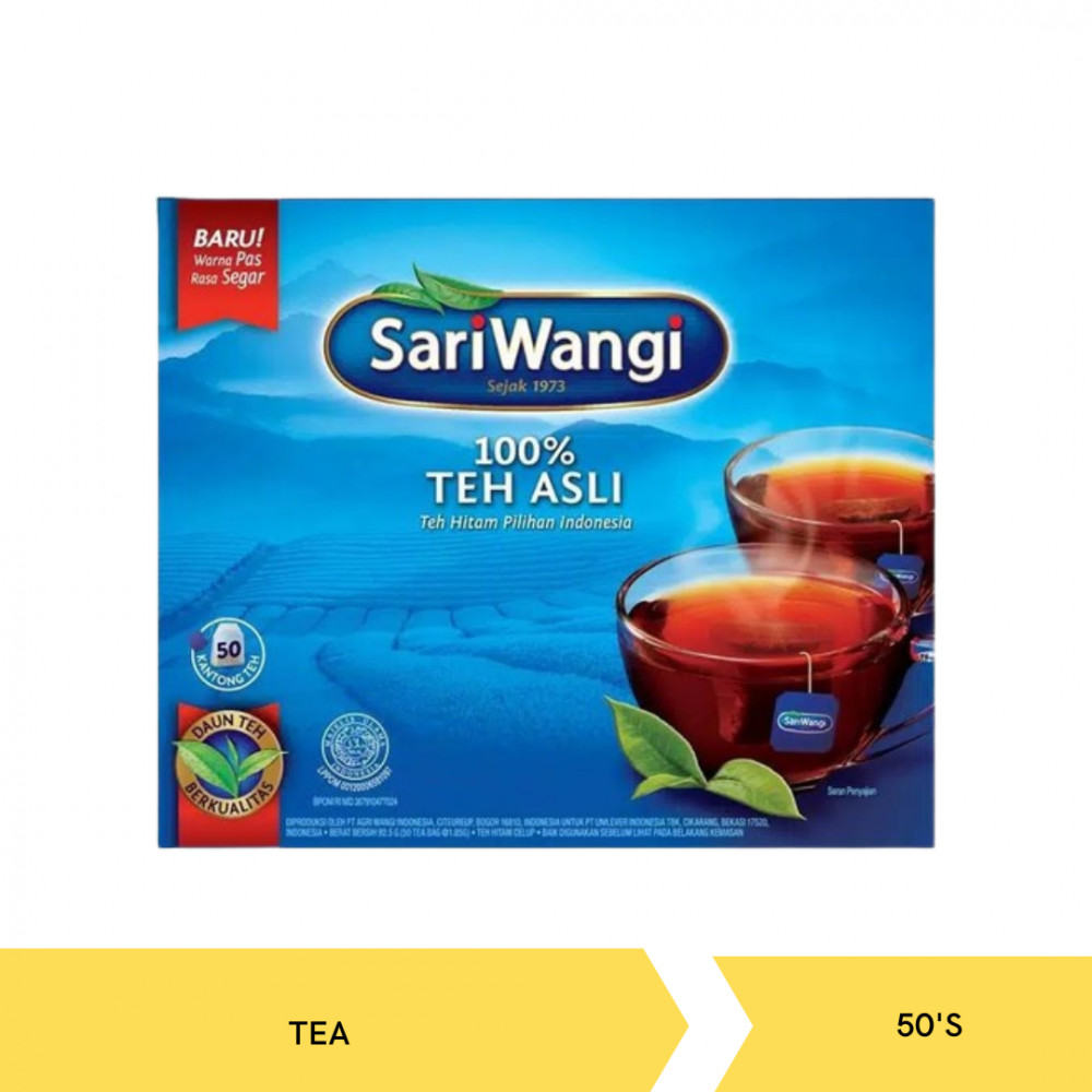 SARIWANGI TEA BAG BLUE KTK 50`S X 24