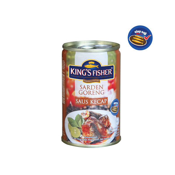KINGS FISHER FRIED SARDINES 155G SOY SAUCE