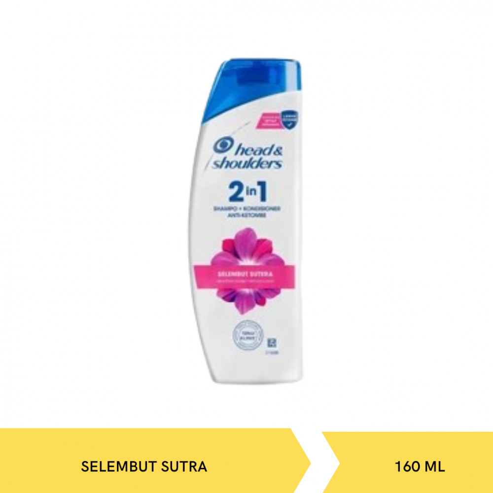 HEAD&amp;SHOULDERS SHP 2IN1 SELEMBUT SUTRA 160ML