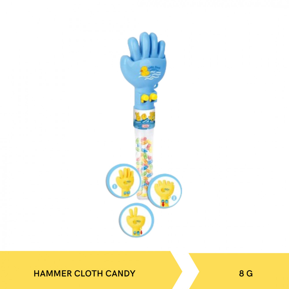 JUQI SCISSORS HAMMER CLOTH CANDY 8G X 24 X 6KTK