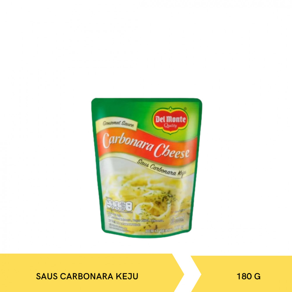 DELMONTE CARBONARA SAUCE CHEESE 180GX24