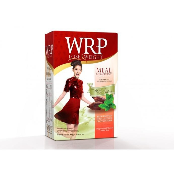 WRP MEAL REPLACE MOKA&amp;TEH HIJAU 324G