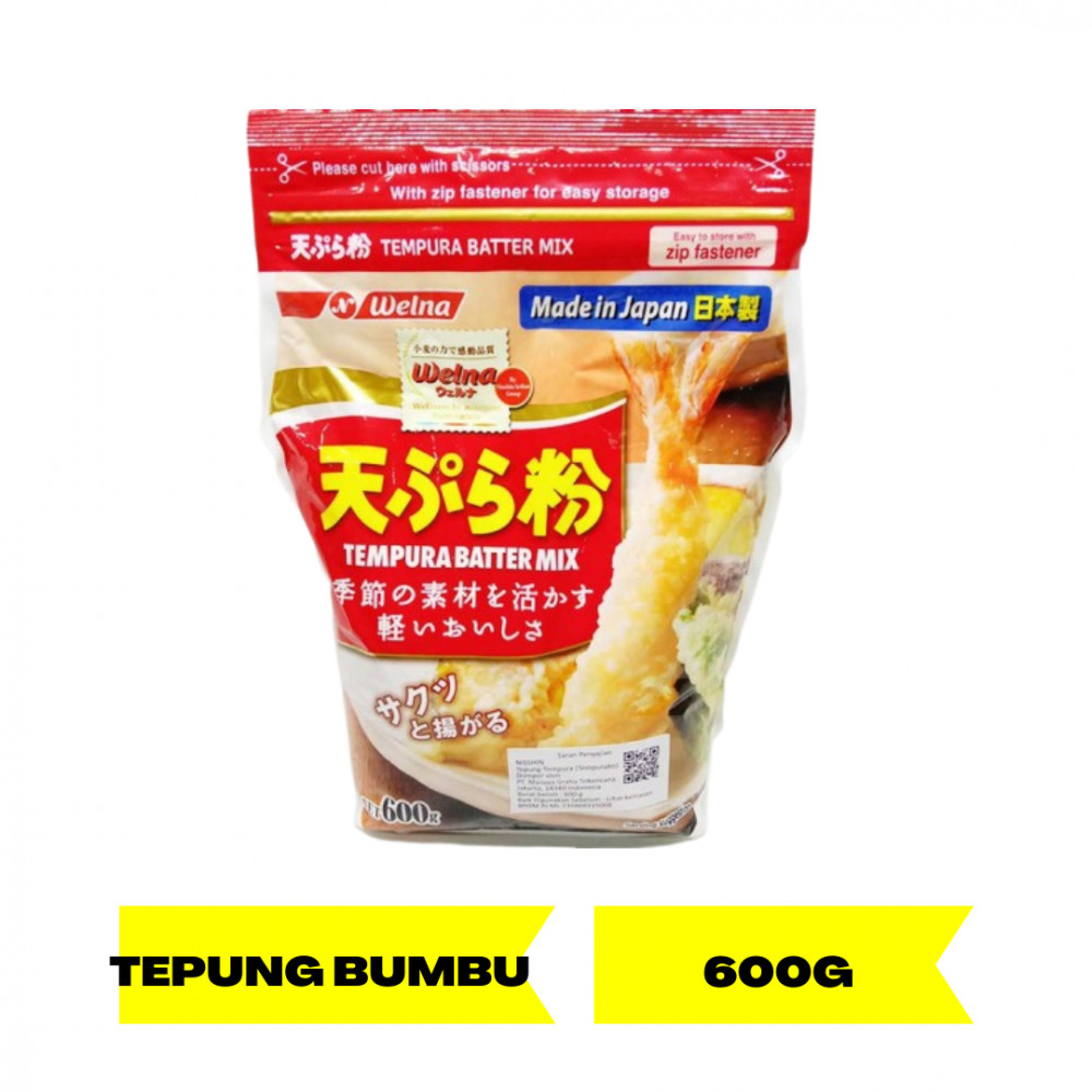 NISSHIN SEIFUN TEMPURAKO TEPUNG BUMBU 600G X 15