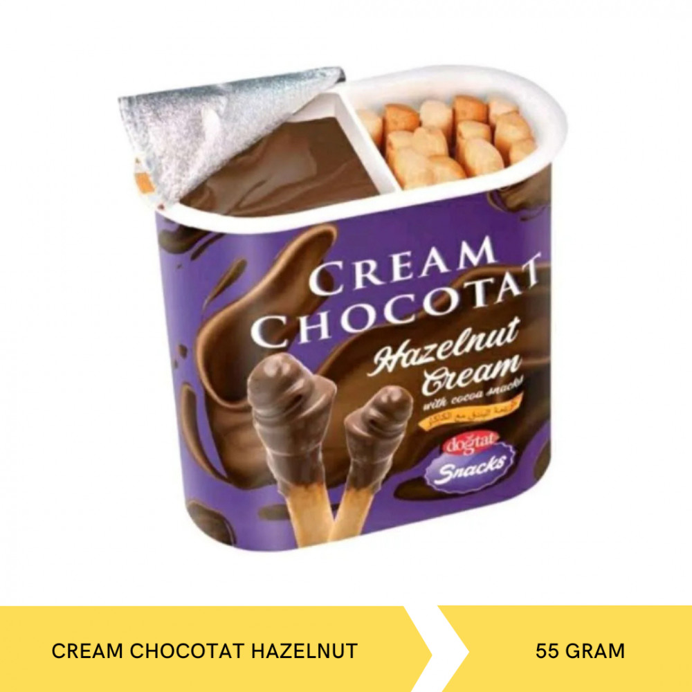DOGTAT CREAM CHOCOTAT HAZELNUT 55G X 24