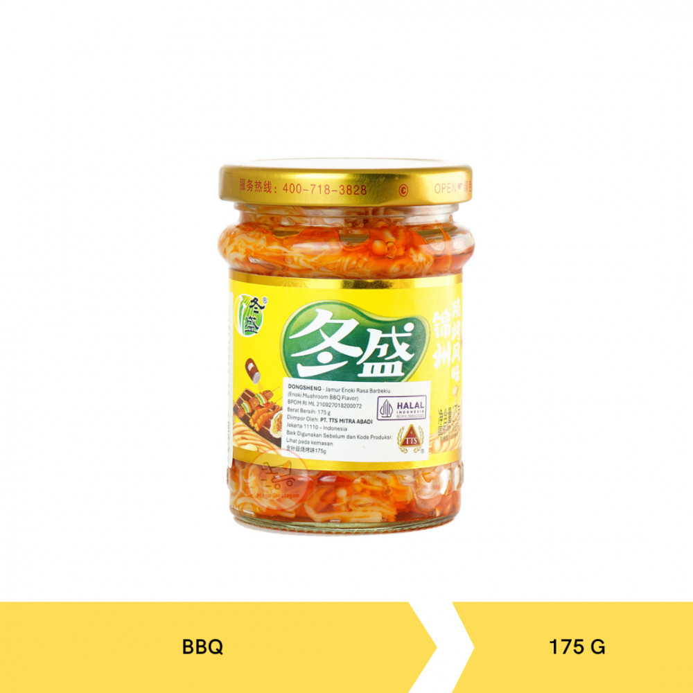 DONG SHENG ENOKI MUSHROOM BBQ 175GX12