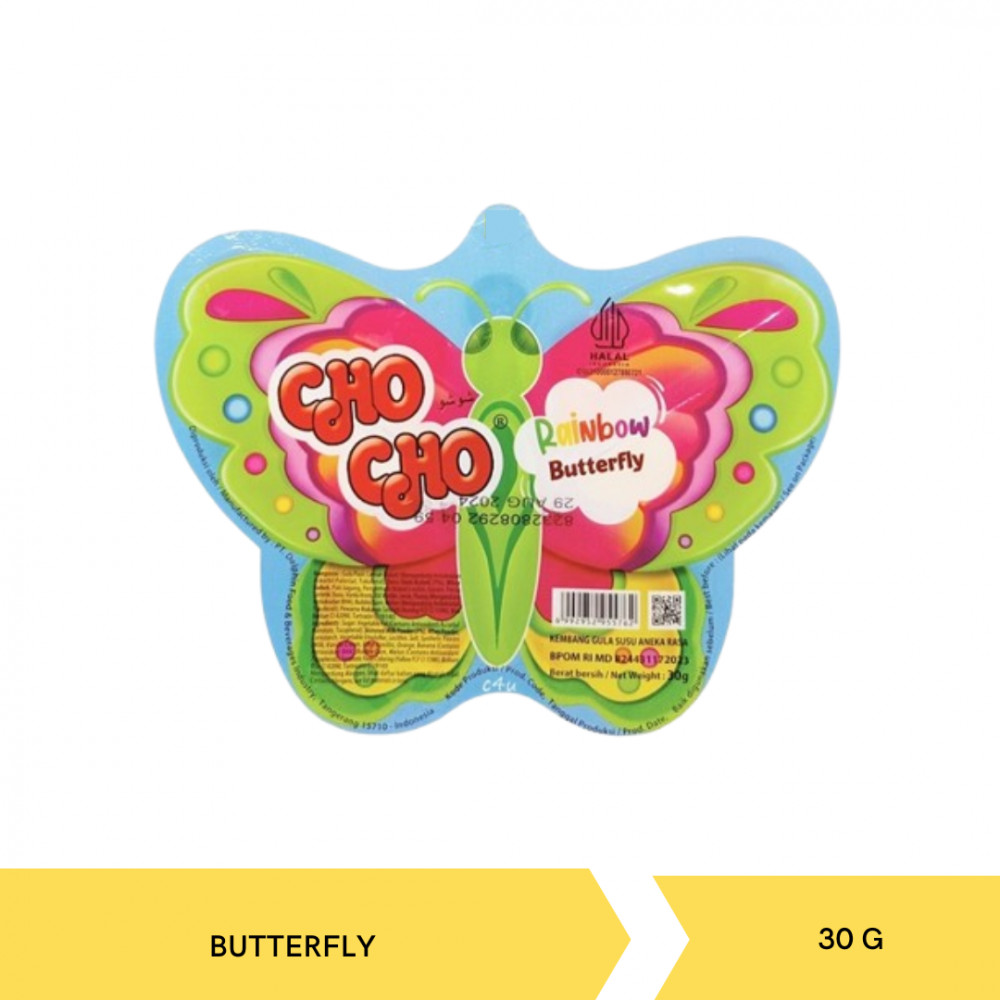 CHOCHO RAINBOW BUTTERFLY 30G X 72
