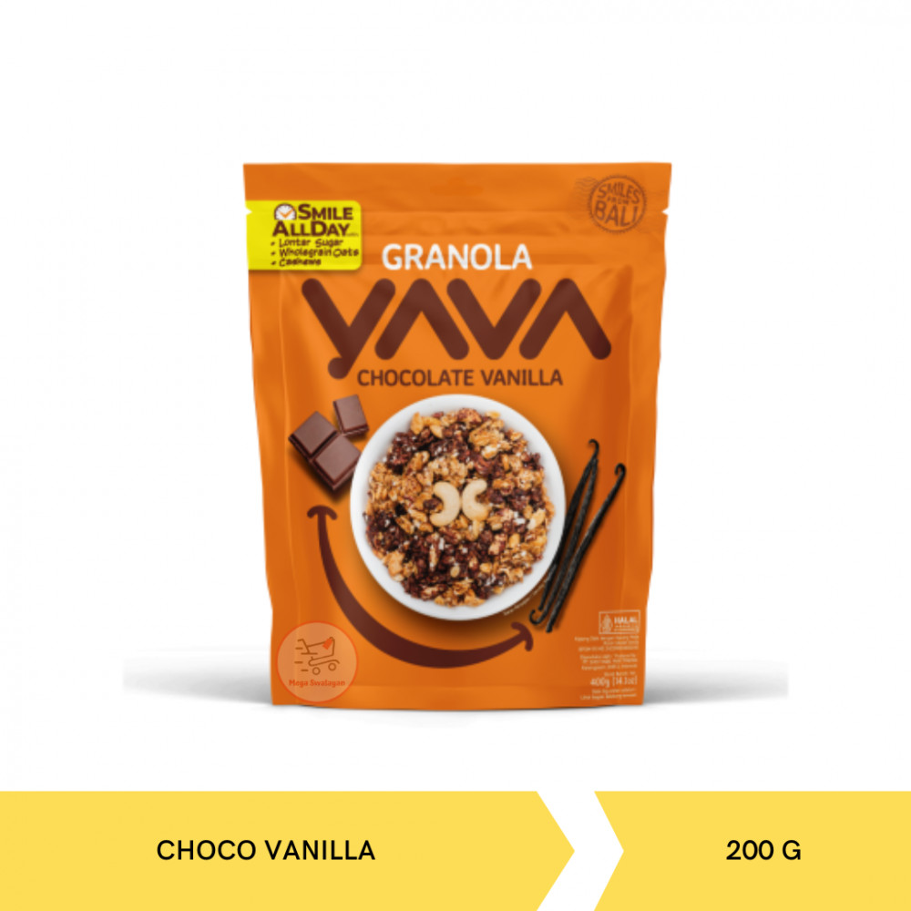 YAVA GRANOLA CHOCO VANILA 200G X 10