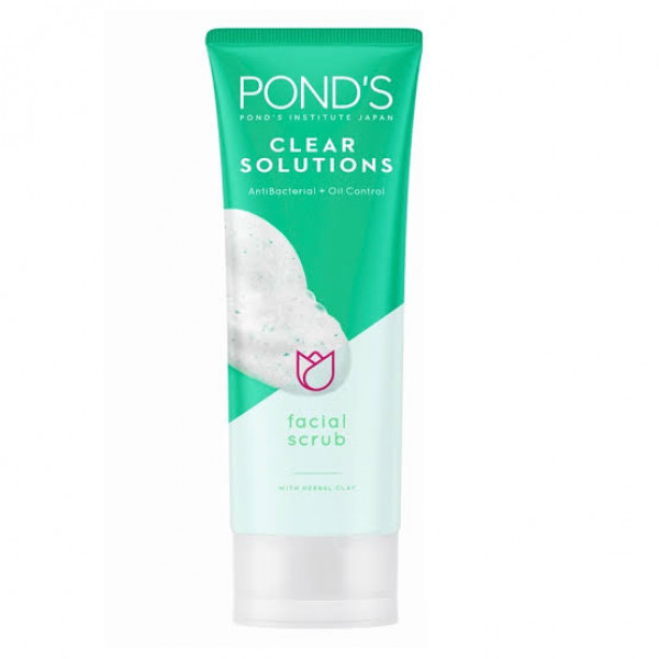 PONDS FACIAL SCRUB CLEAR SOLUTIONS 50G-