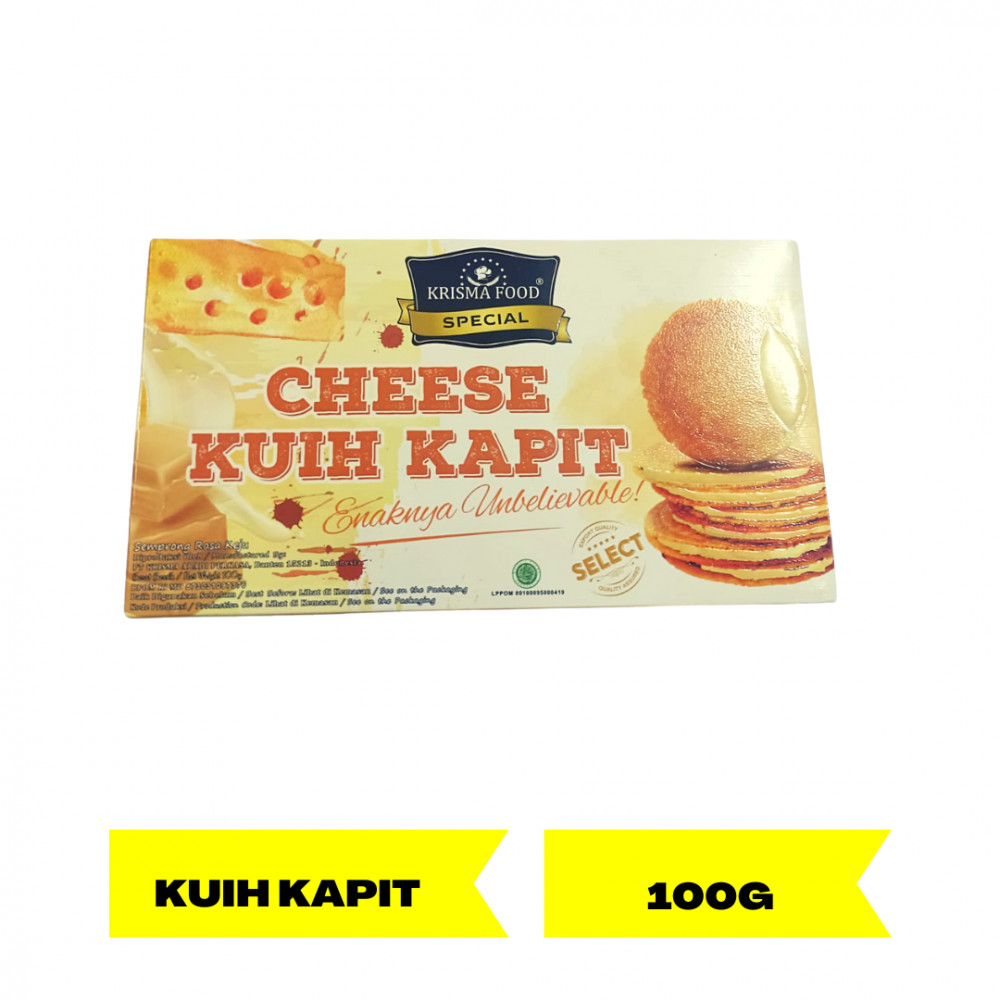 KRISMA FOOD KUIH KAPIT CHEESE KTK 50G/2S X 24
