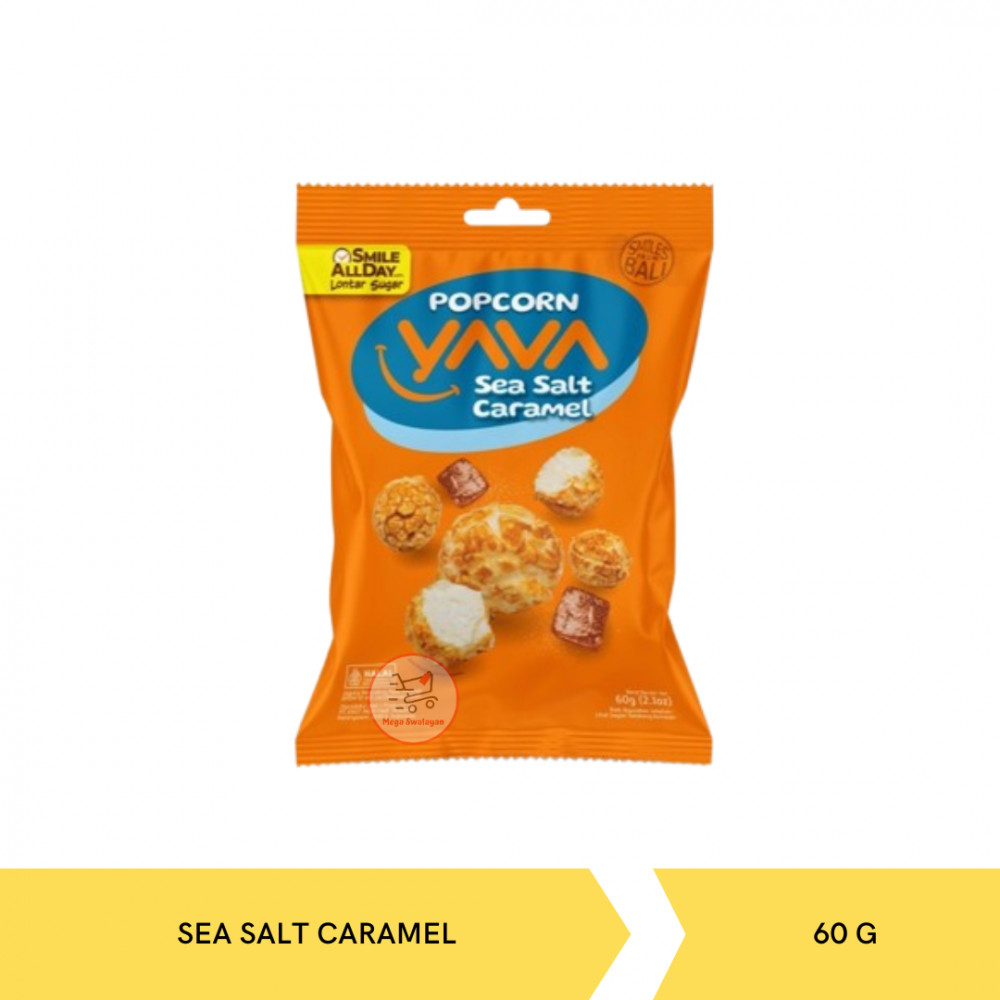 YAVA POPCORN W/CASHEW CARAMEL CASHEW 60G