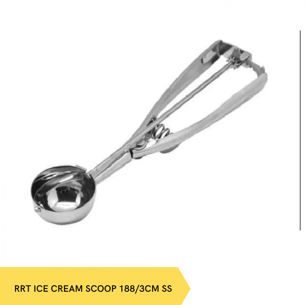 RRT ICE CREAM SCOOP 188/3CM SS #596R