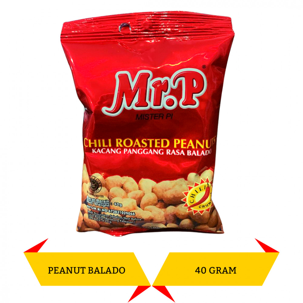 MR.P KACANG BALADO 40G X 10