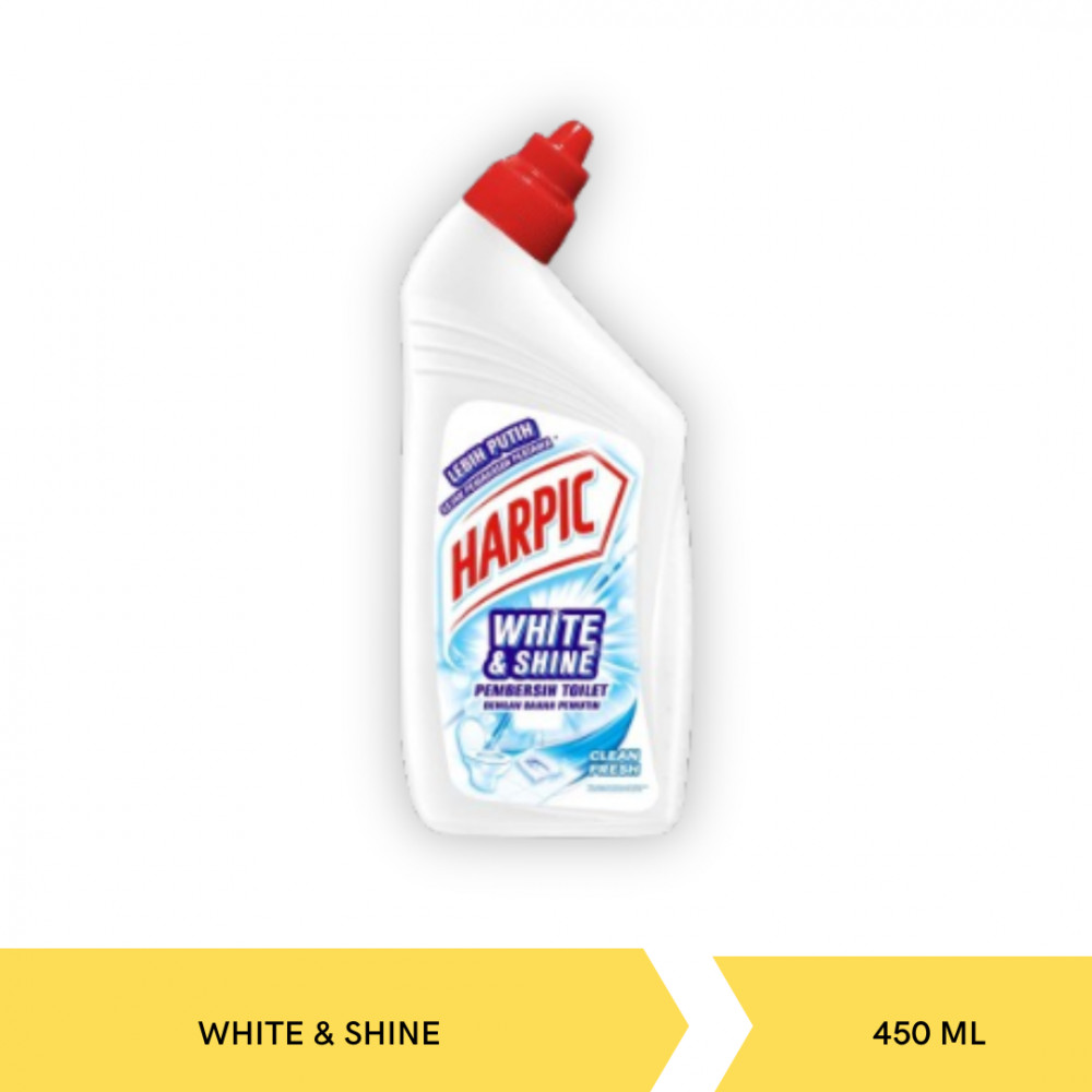 HARPIC LIQ WHITE&amp;SHINE BTL 450ML X 12