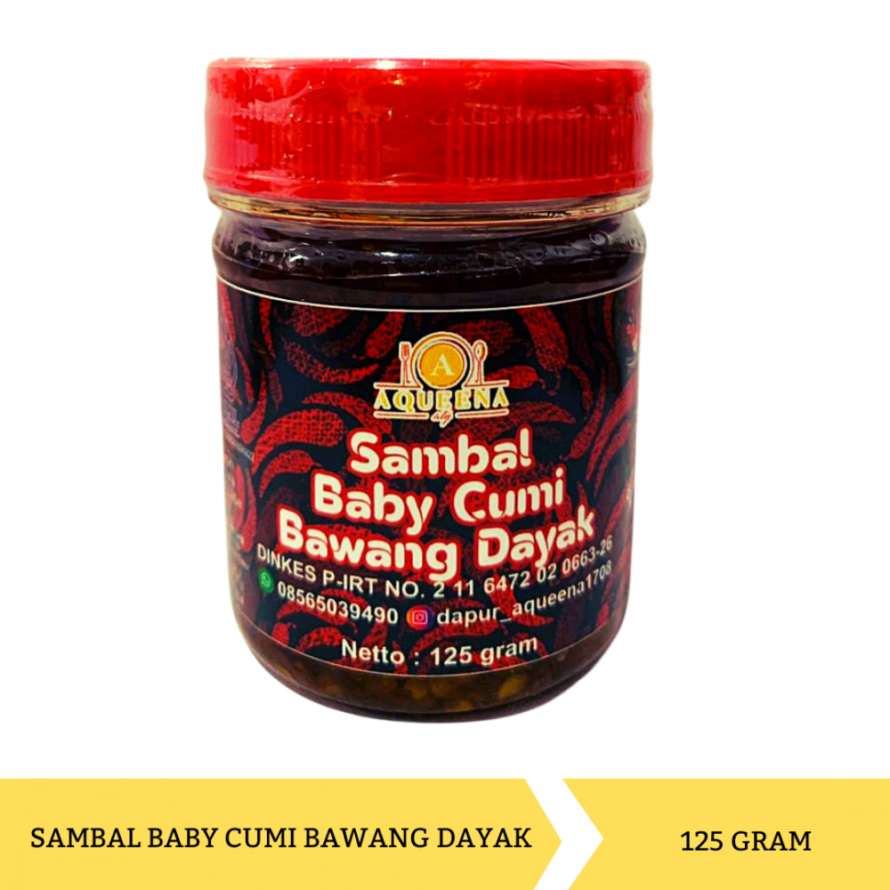 AQUEENA SAMBAL BABY CUMI 125G