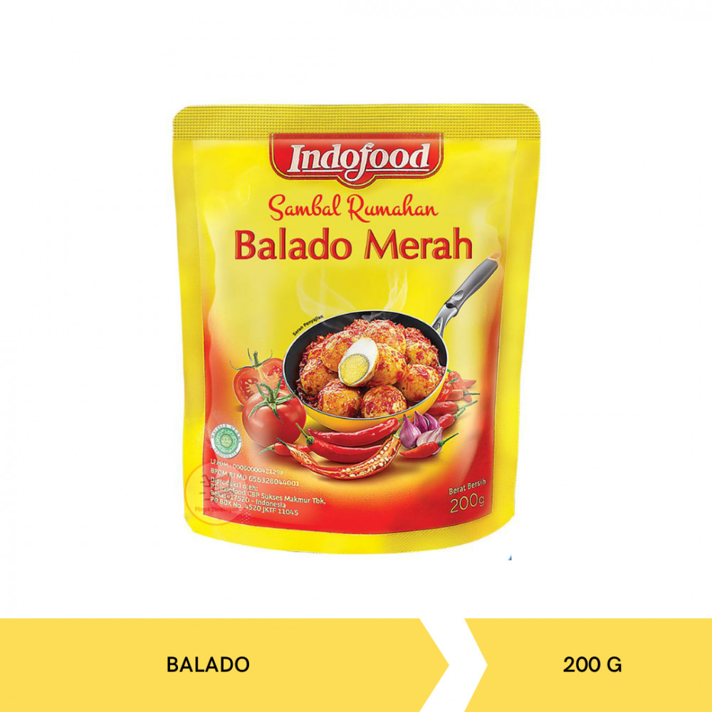 INDOFOOD SAMBAL BALADO 200G X 24