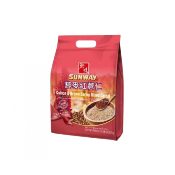 SUNWAY QUINOA&amp;BROWN BARLEY MIXED 30G/10`S X 12