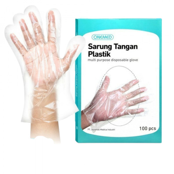 ONEMED SARUNG TANGAN PLASTIK KTK 100`S X 50