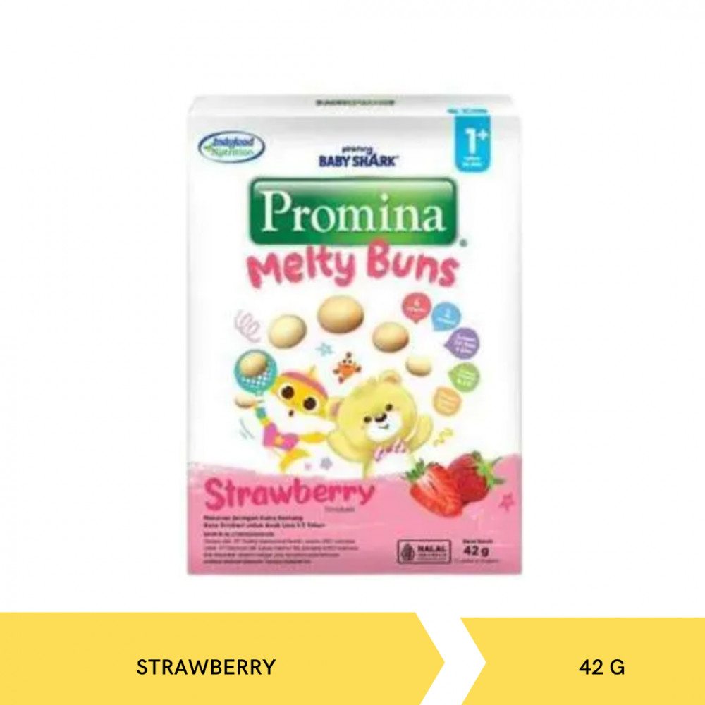 PROMINA MELTY BUNS STRAW 42G X 24