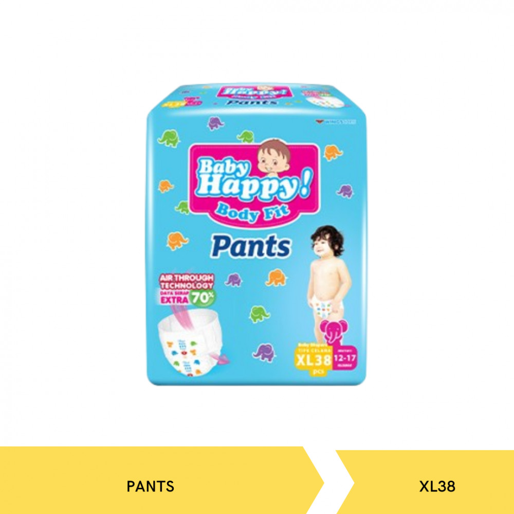 BABY HAPPY PANTS XL38 X 4