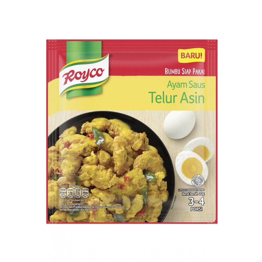ROYCO BUMBU AYAM TELUR ASIN 22G X 48