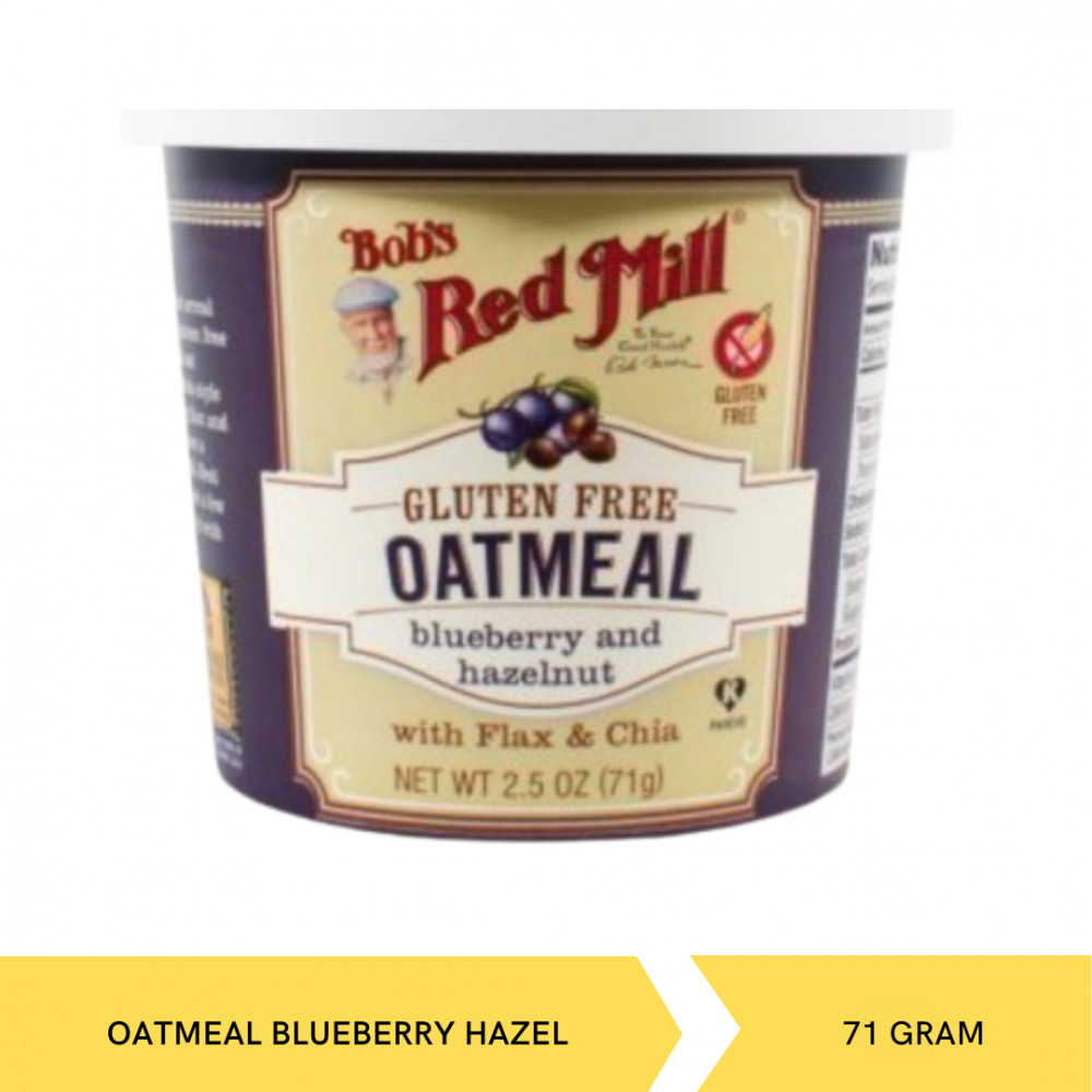 BOBS RM OATMEAL BLUEBERRY HAZEL 71G X12
