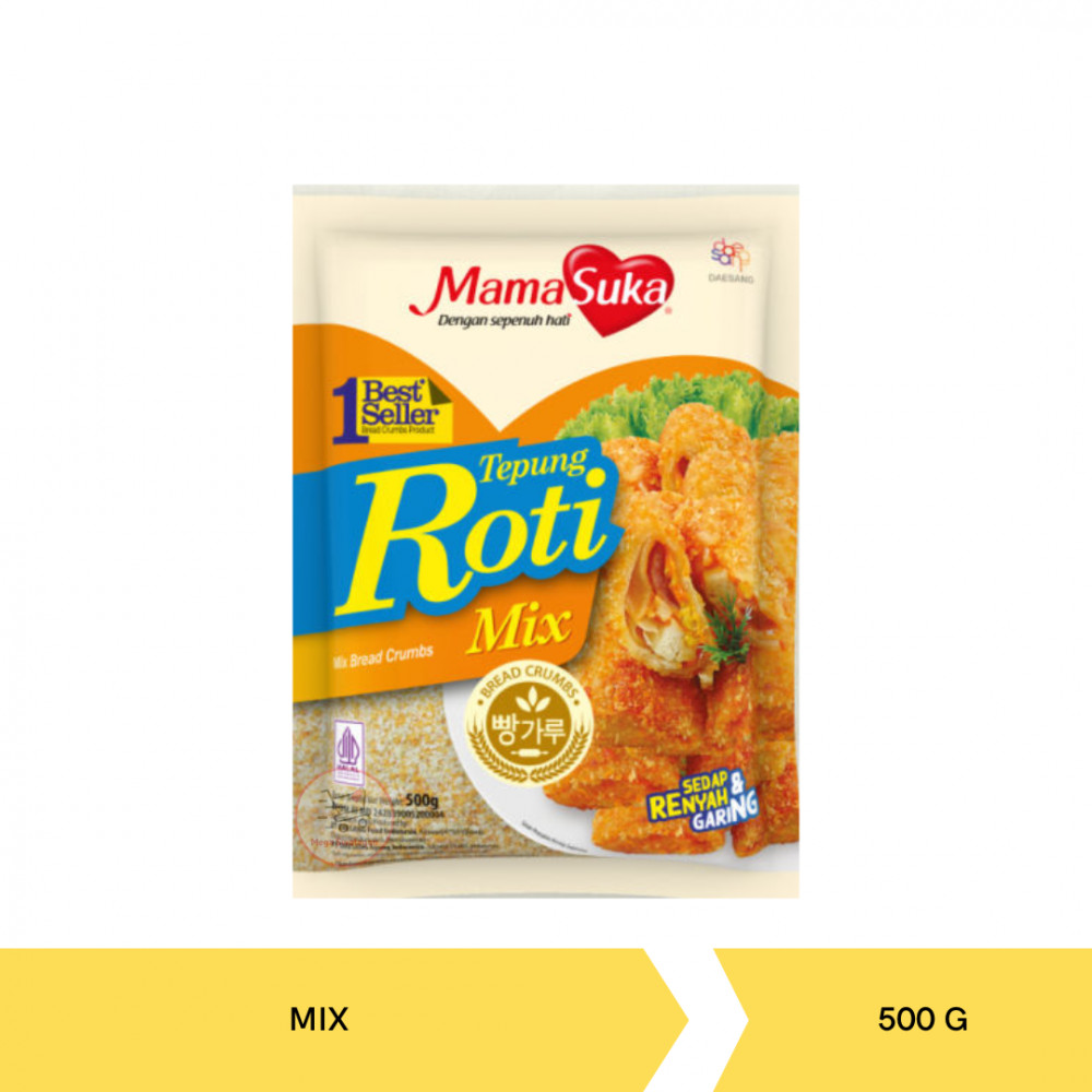 MAMASUKA TEPUNG ROTI MIX 500G X12