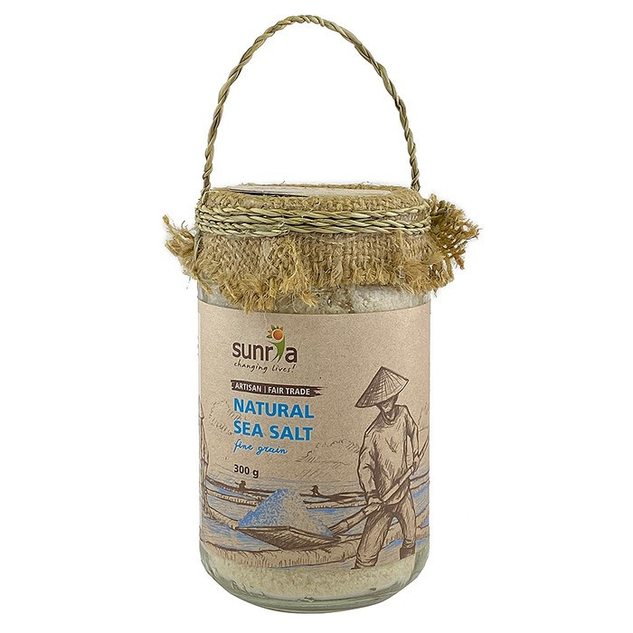 SUNRIA NATURAL SEA SALT 300G X 6