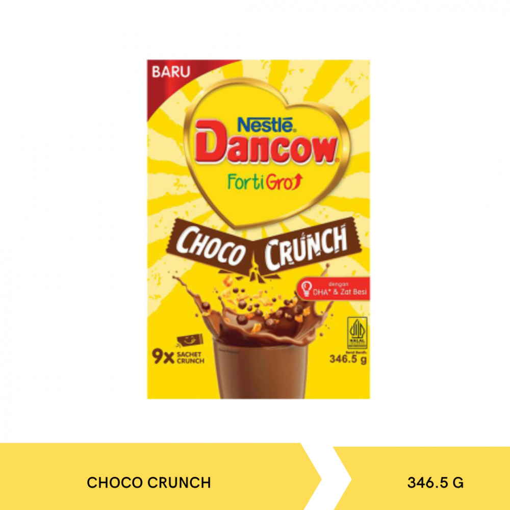 DANCOW FORTIGRO CHOCO CRUNCH 346.5GX24