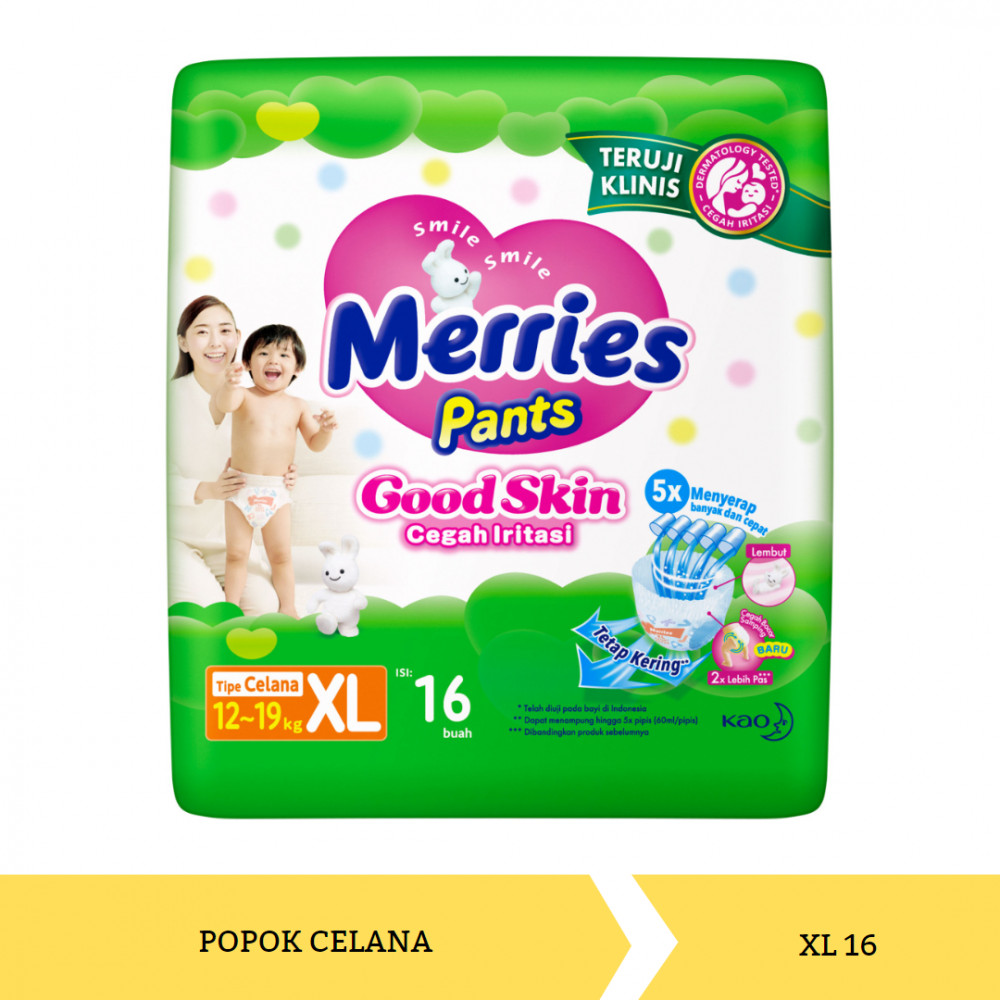 MERRIES PANTS GOOD SKIN XL16 X 8