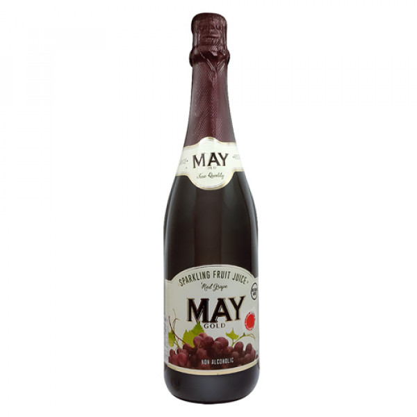 MAY SPARKLING JUICE RED GRAPE 750ML X 12