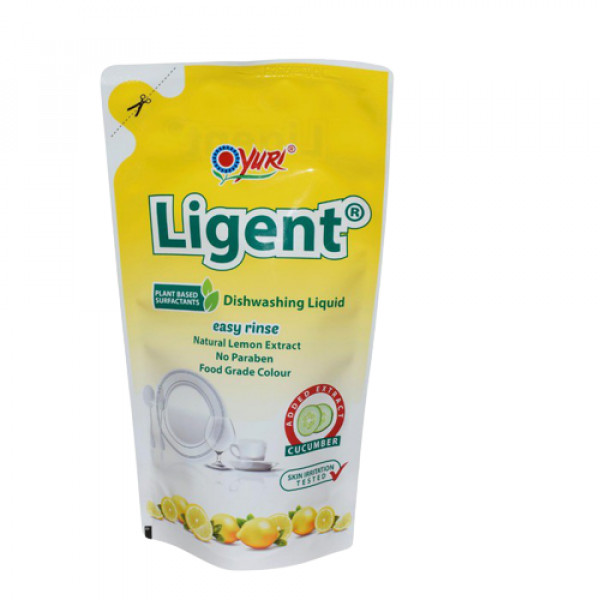YURI LIGENT LEMON POUCH 600ML X 12
