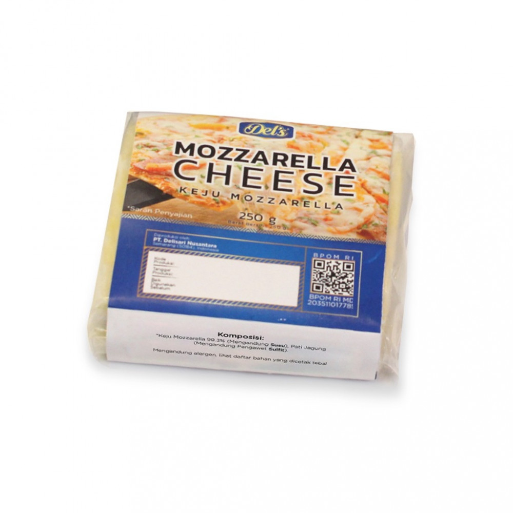 DEL`S MOZZARELLA CHEESE 250G