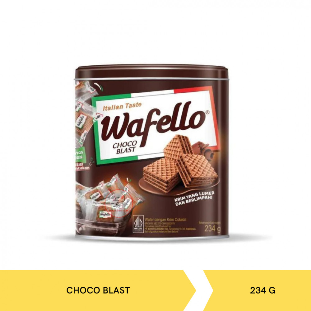 ROMA WAFELLO CHOCO BLAST TIN 234G X 6
