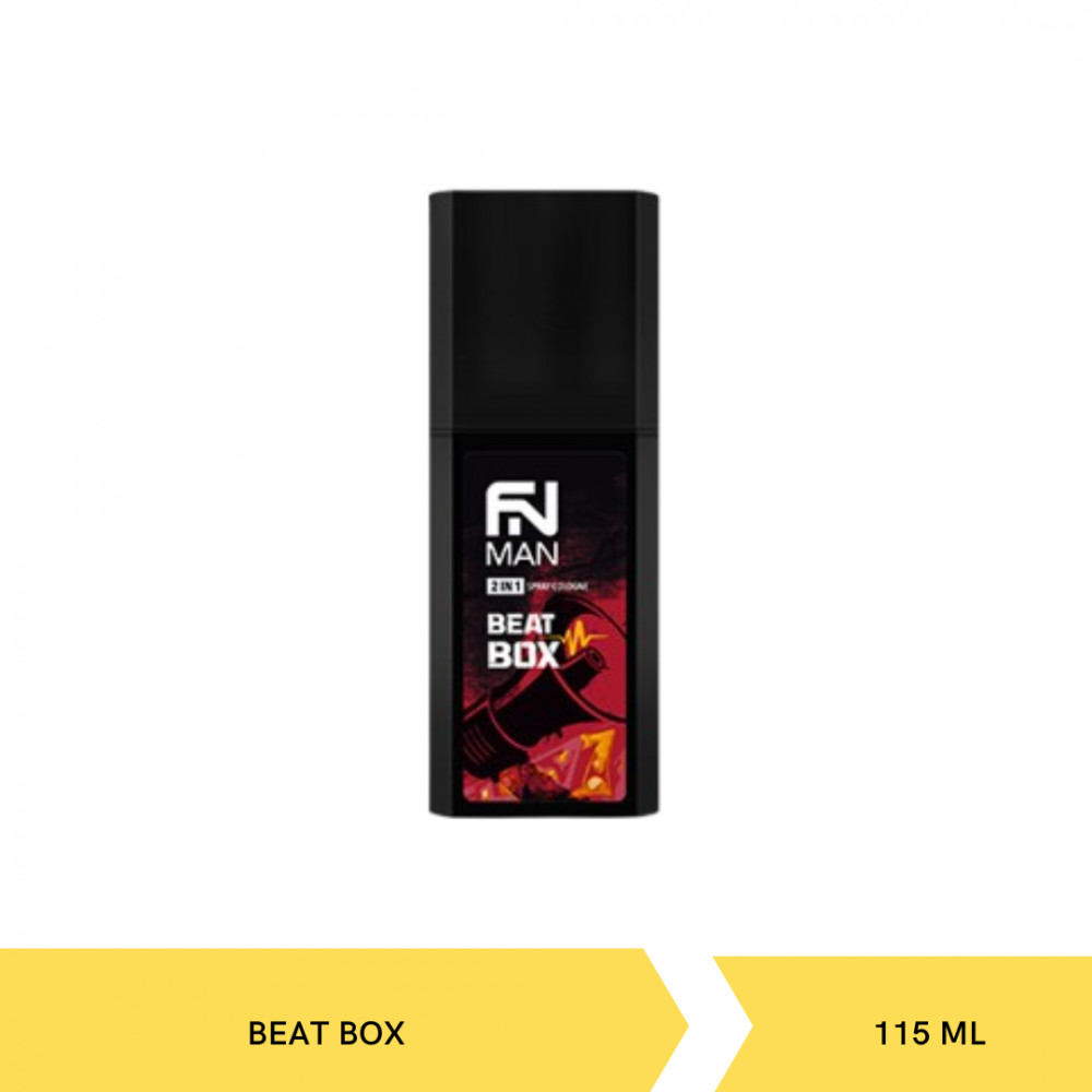 FN MAN 2IN1 SPRAY COLOGNE BEAT BOX 115ML