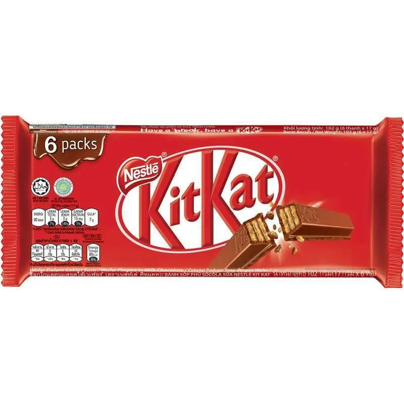 NESTLE KITKAT MULTIPACK 2F 17G/6S X 48