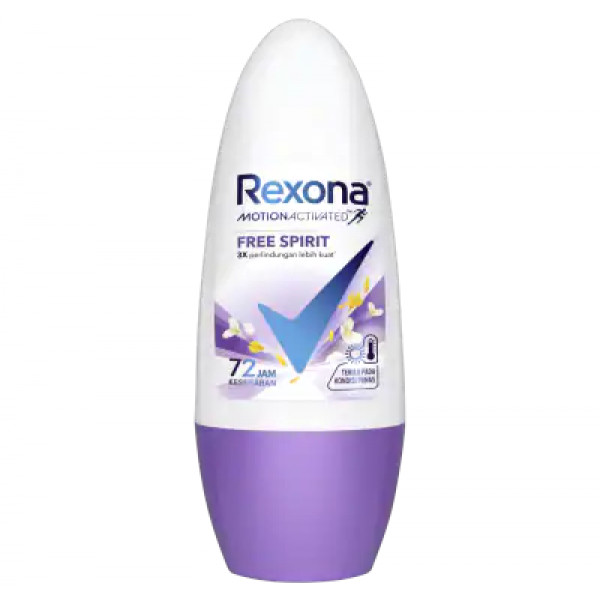 REXONA ROLL ON WOMEN FREE SPIRIT 45ML X 24