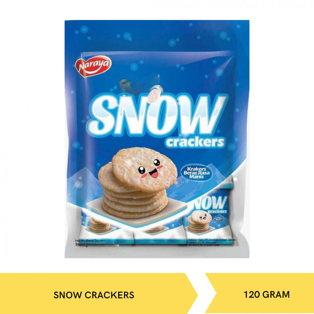 NARAYA SNOW CRACKERS 120G X 20