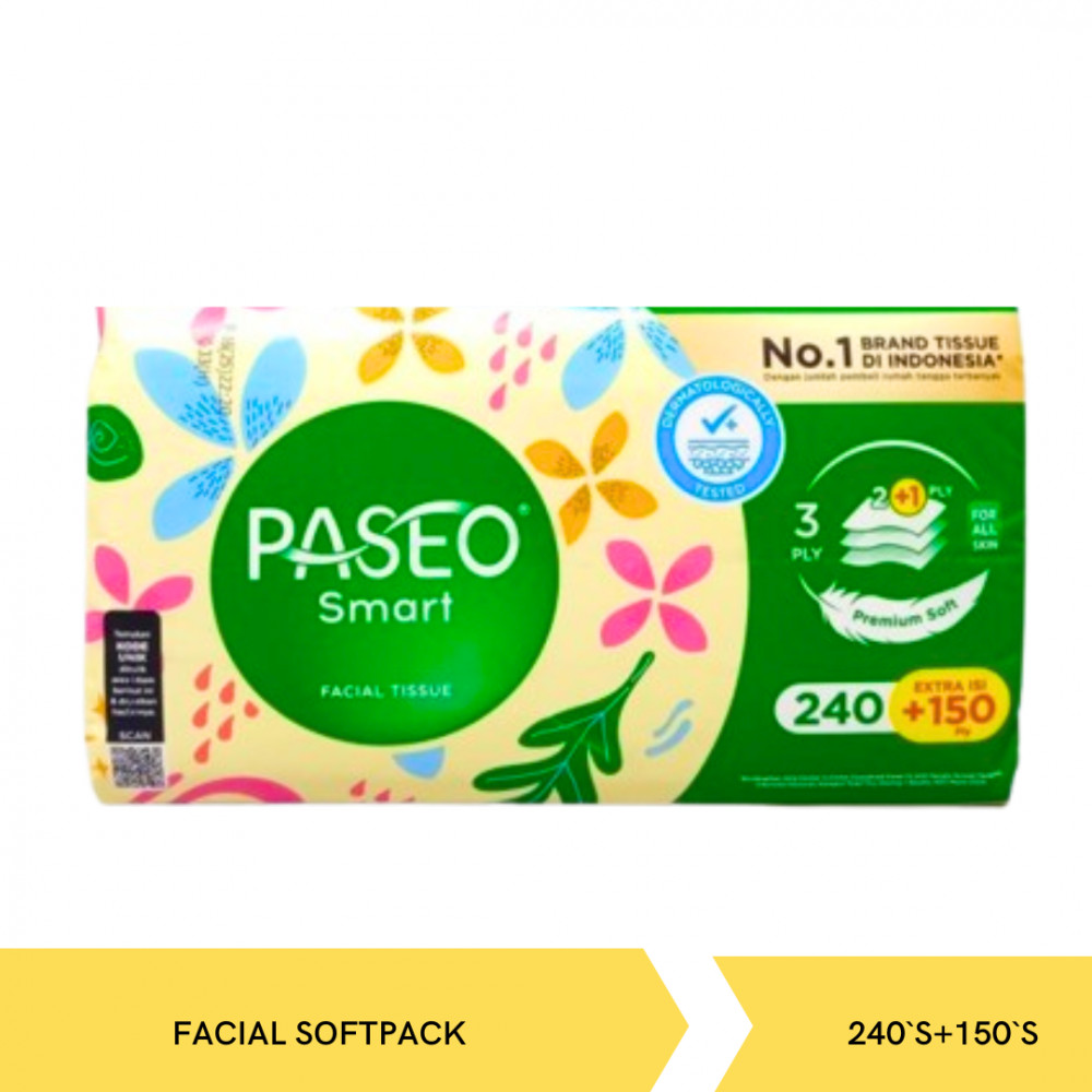 PASEO SMART FACIAL SOFTPACK 240+150PLY