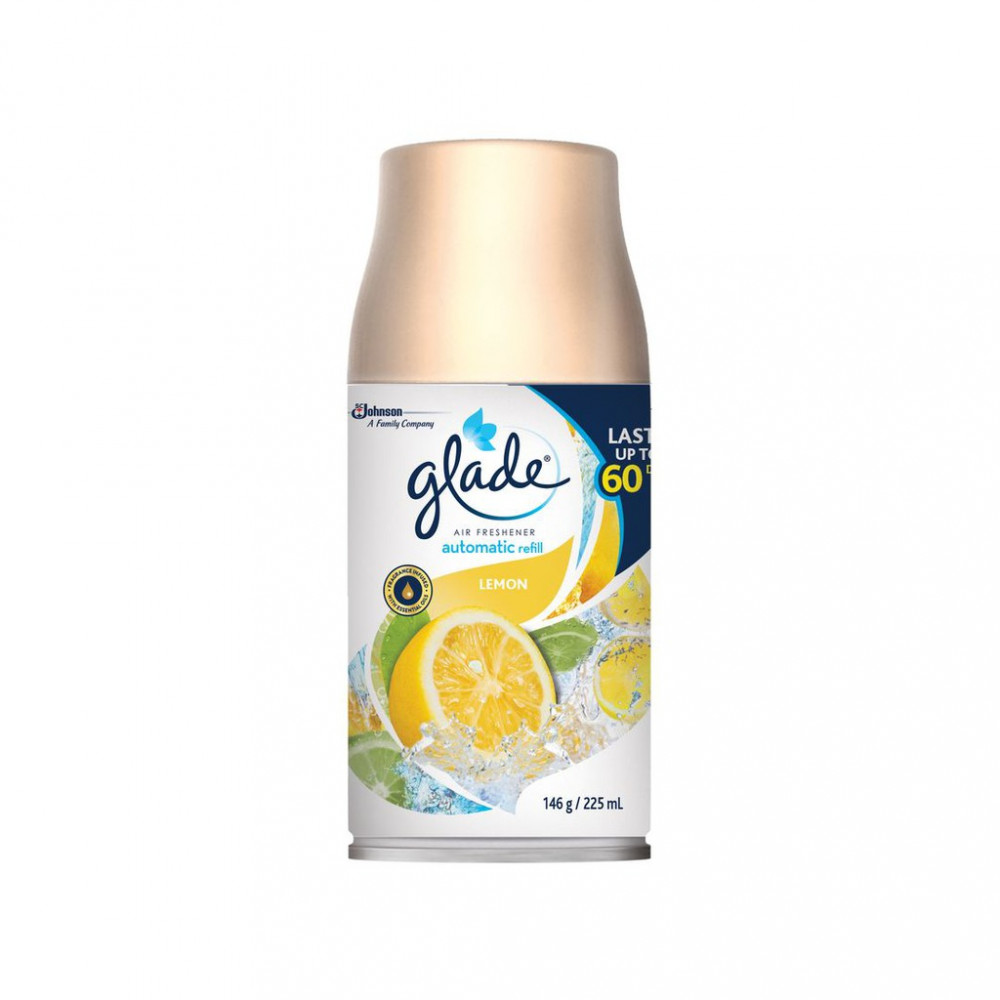 GLADE MATIC SPRAY LEMON 146G/225MLX12