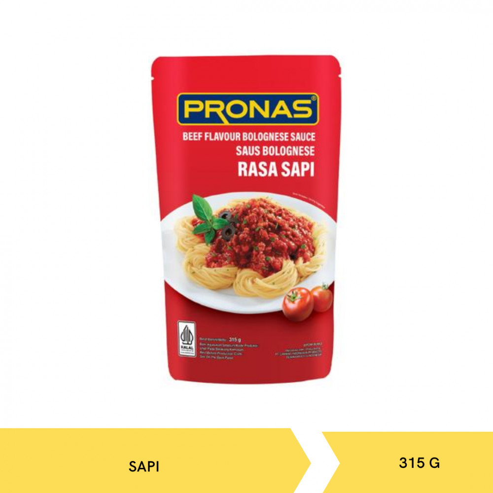 PRONAS SAUS BOLOGNESE SAPI 315G X 24