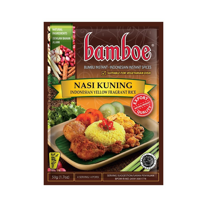 BAMBOE BUMBU NASI KUNING 50G X 24