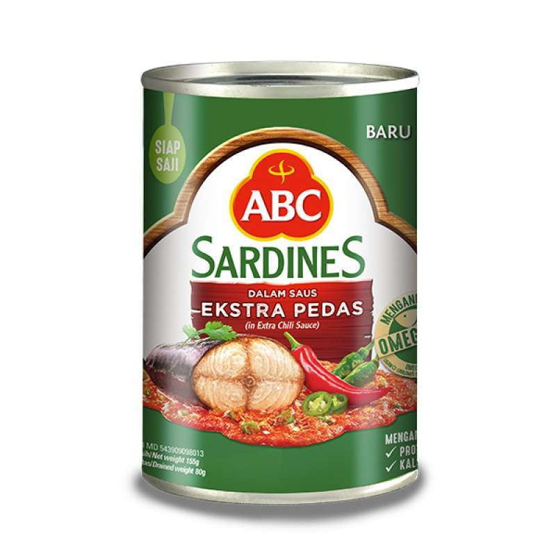 ABC SARDINES EXT HOT 425G X 24